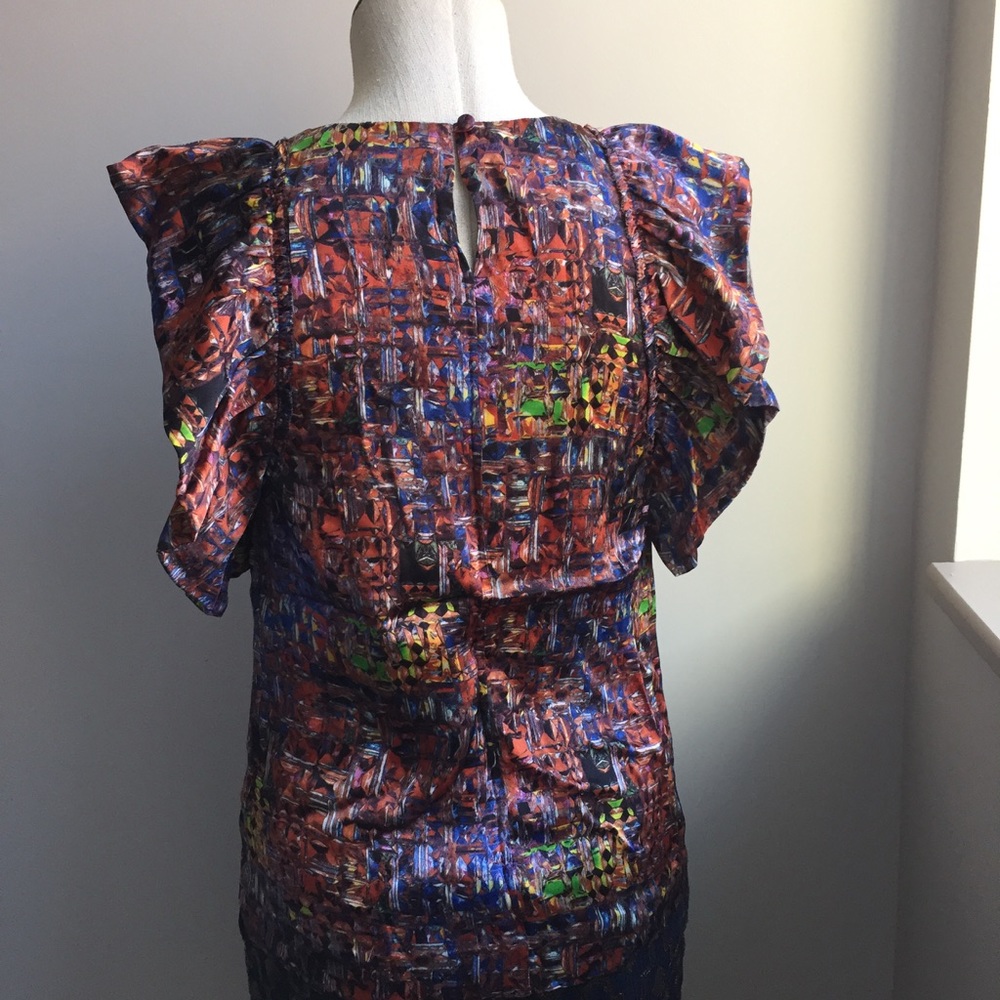 Silk Ruffle Top - Picture 5 of 7
